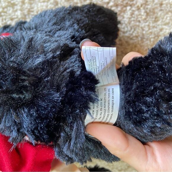 NWT Creature Comforts Plush Black Bear 11”Canada Maple Leaf Stuffed - Picture 3 of 9